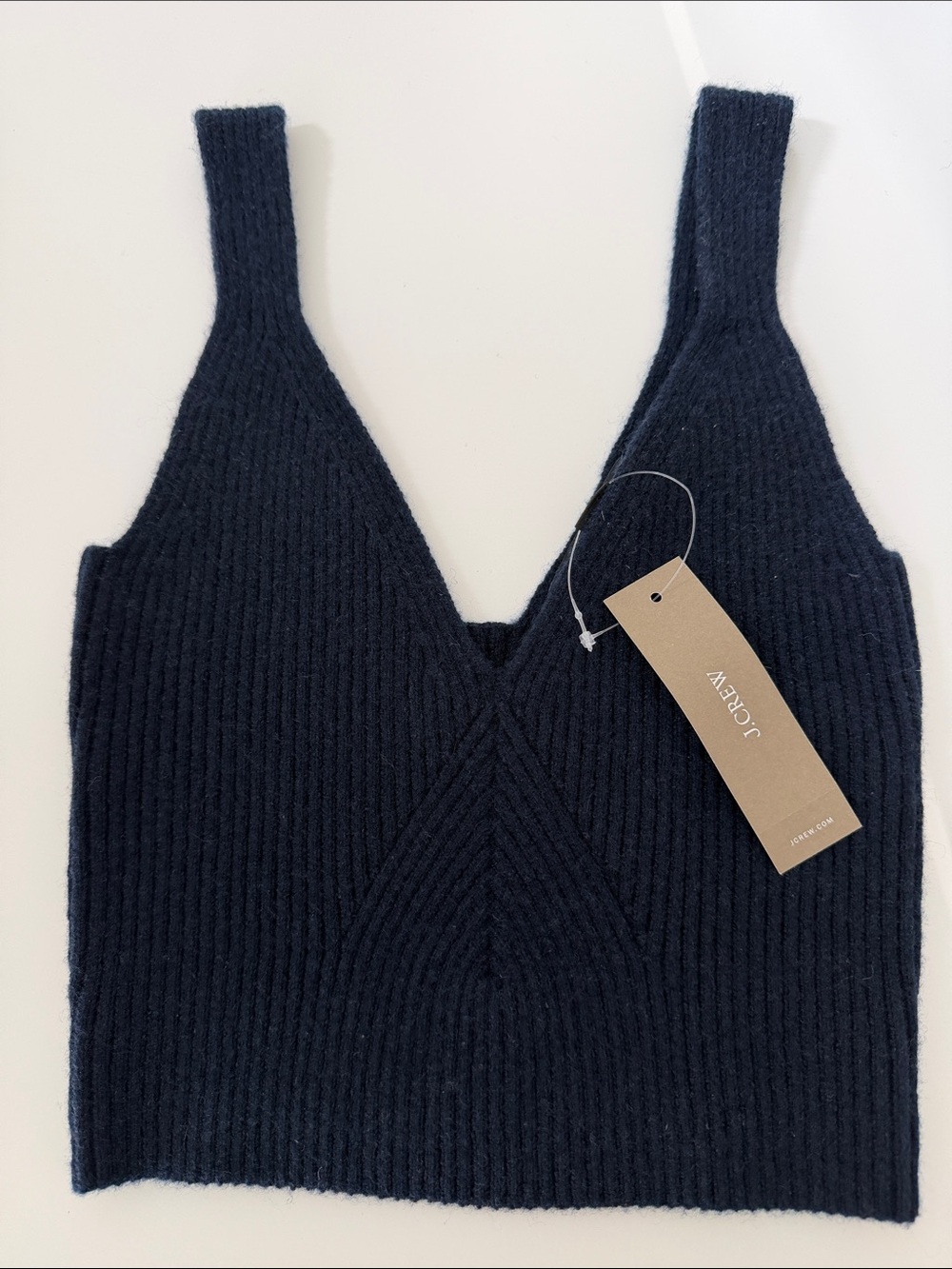 NWT J. Crew Cashmere Blend Crop Knit Top